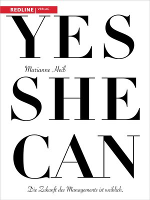 cover image of Yes she can